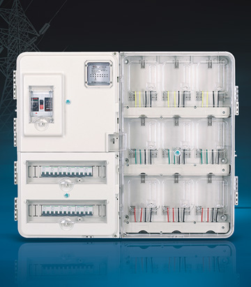 單相九表位電表箱(左右結構)